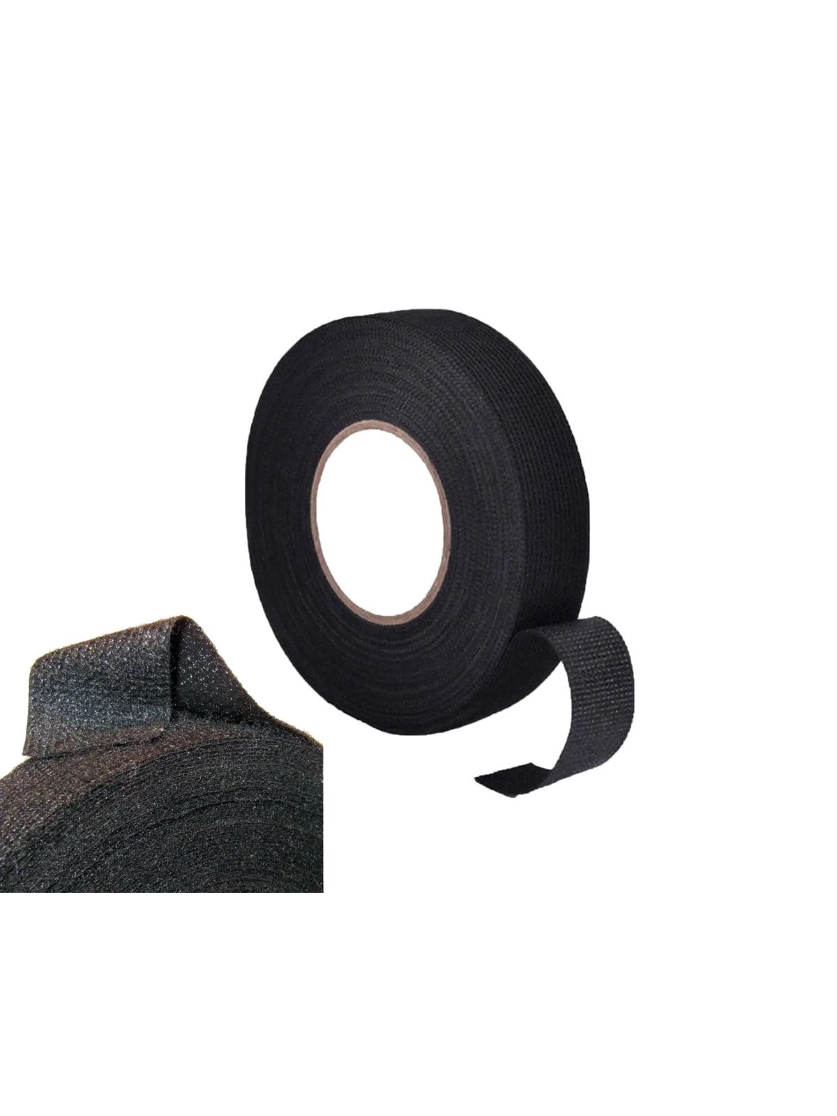 Polyester Siyah Tüylü Bant 19mm x 15mt