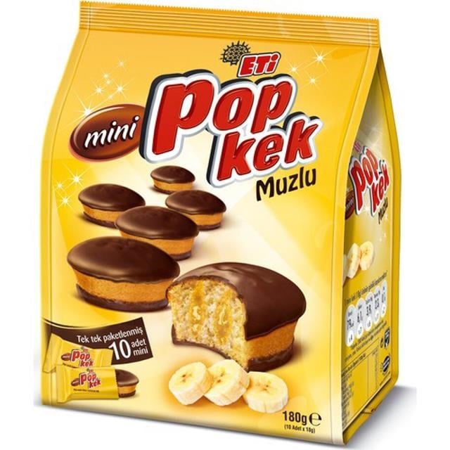 Pop Kek Mini Muzlu 180gr 1 Adet