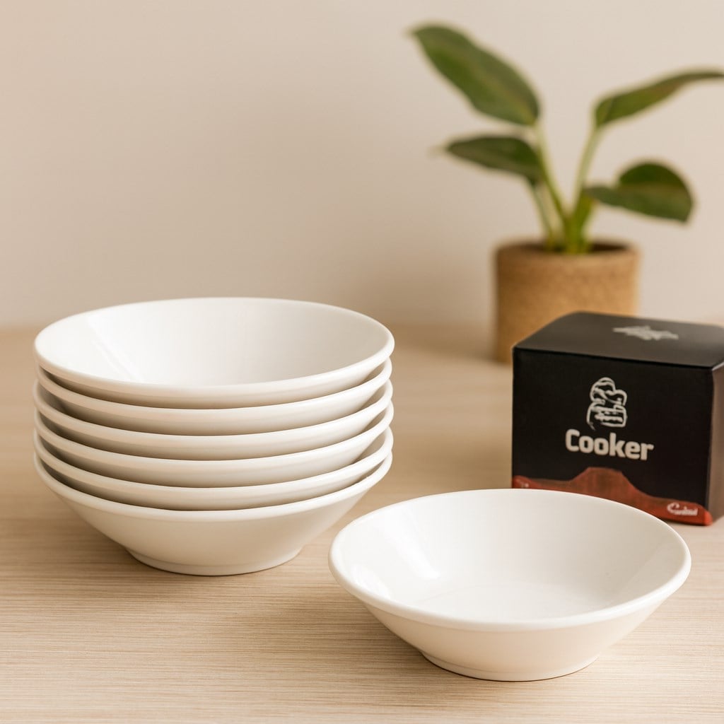 Porselen Çay Tabağı 6lı Set