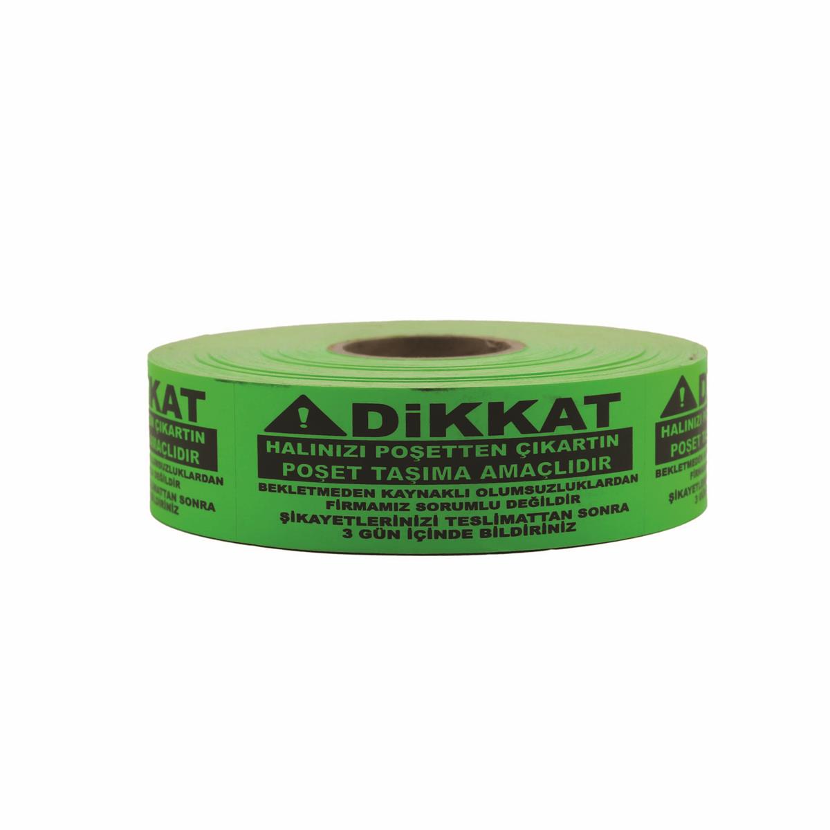 Poşet Uyarı Etiketi