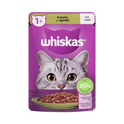 Pouch Jöle İçinde Kuzulu Yetişkin Kedi Konservesi 85 Gr