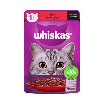 Pouch Sos İçinde Sığır Etli Yetişkin Kedi Konservesi 12 Adet 85 Gr