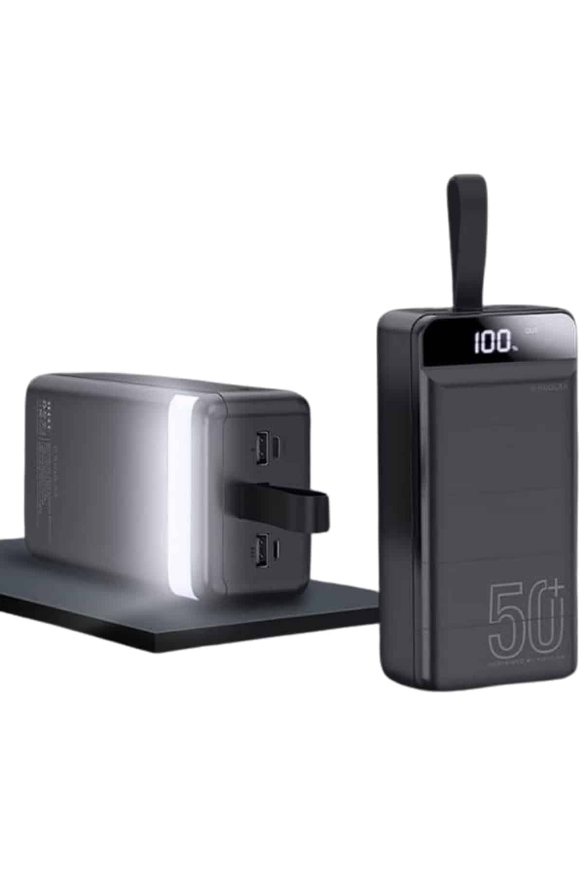 Powerbank 50.000 Mah Dijital Göstergeli Taşınabilir 4 Portlu Hızlı Powerbank Yeni Nesil