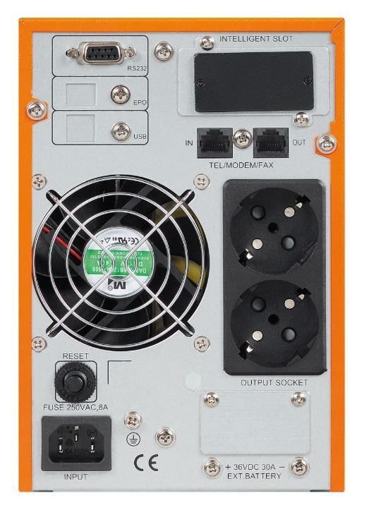 POWERPACK SE 1KVA 1F/1F (2X9AH) 5/15DK ONLINE UPS