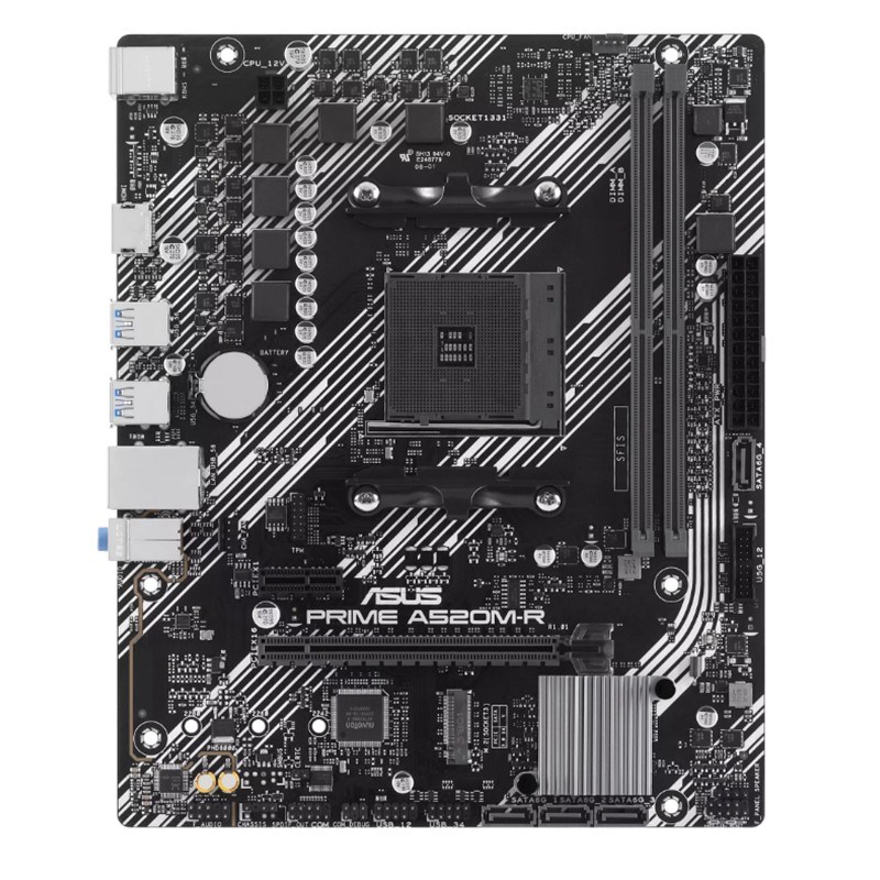 PRIME A520M-R DDR4 5100MHZ 1XHDMI 1XM.2 USB2.0 MATX AM4 ( AM4 5000/4000/3000 SERİLERİ İLE UYUMLU)