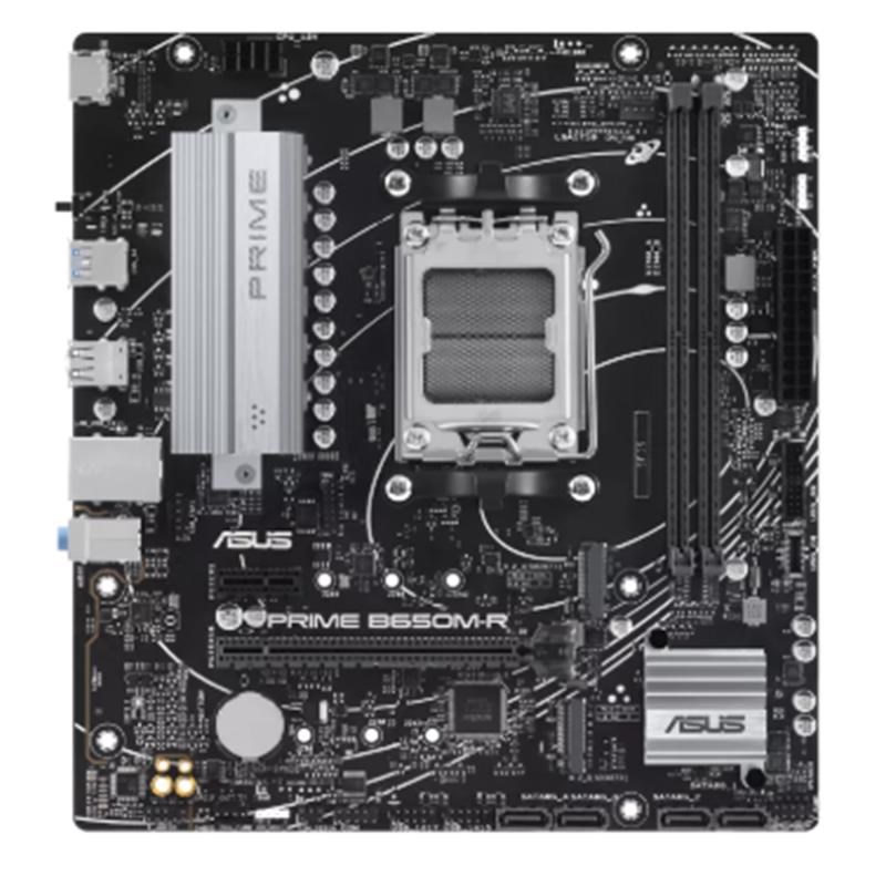 PRIME B650M-R DDR5 7200MHZ 1XHDMI 2XM.2 USB3.2 MATX AM5 ( AM5 9000/8000/7000 SERİLERİ İLE UYUMLU)