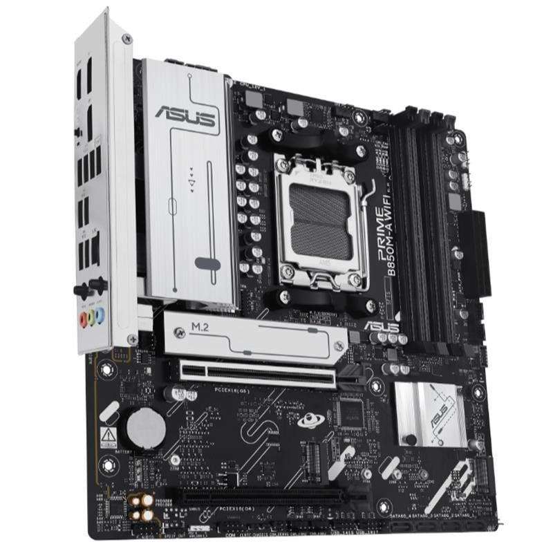 PRIME B850M-A WIFI DDR5 8000MT/S 1XHDMI 2XDP 3XM.2 USB3.2 MATX AM5 ( AM5 9000/8000/7000 SERİLERİ İLE UYUMLU)