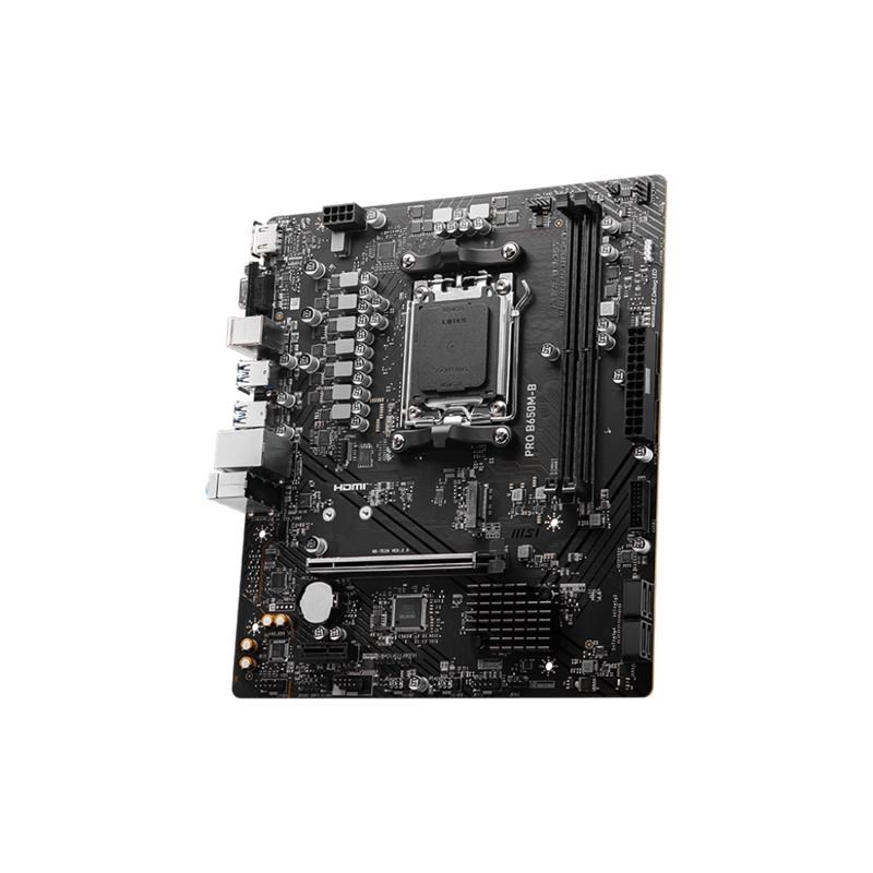 PRO B650M-B DDR5 6800MHZ 1XVGA 1XHDMI 1XM.2 USB 3.2 MATX AM5 ( AM5 9000/8000/7000 SERİLERİ İLE UYUMLU)