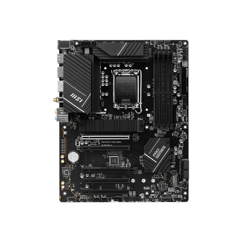 PRO B760-P WIFI DDR4 4000MHZ 1XHDMI 1XDP 2XM.2 USB 3.2 ATX 1700P (12./ 13. VE 14. NESİL İŞLEMCİ UYUMLU)