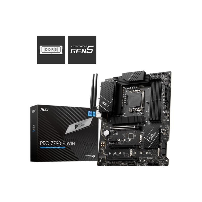 PRO Z790-P WIFI DDR5 7000MHZ 1XHDMI 1XDP 4XM.2 USB 3.2 ATX 1700P (12./ 13. VE 14. NESİL İŞLEMCİ UYUMLU)