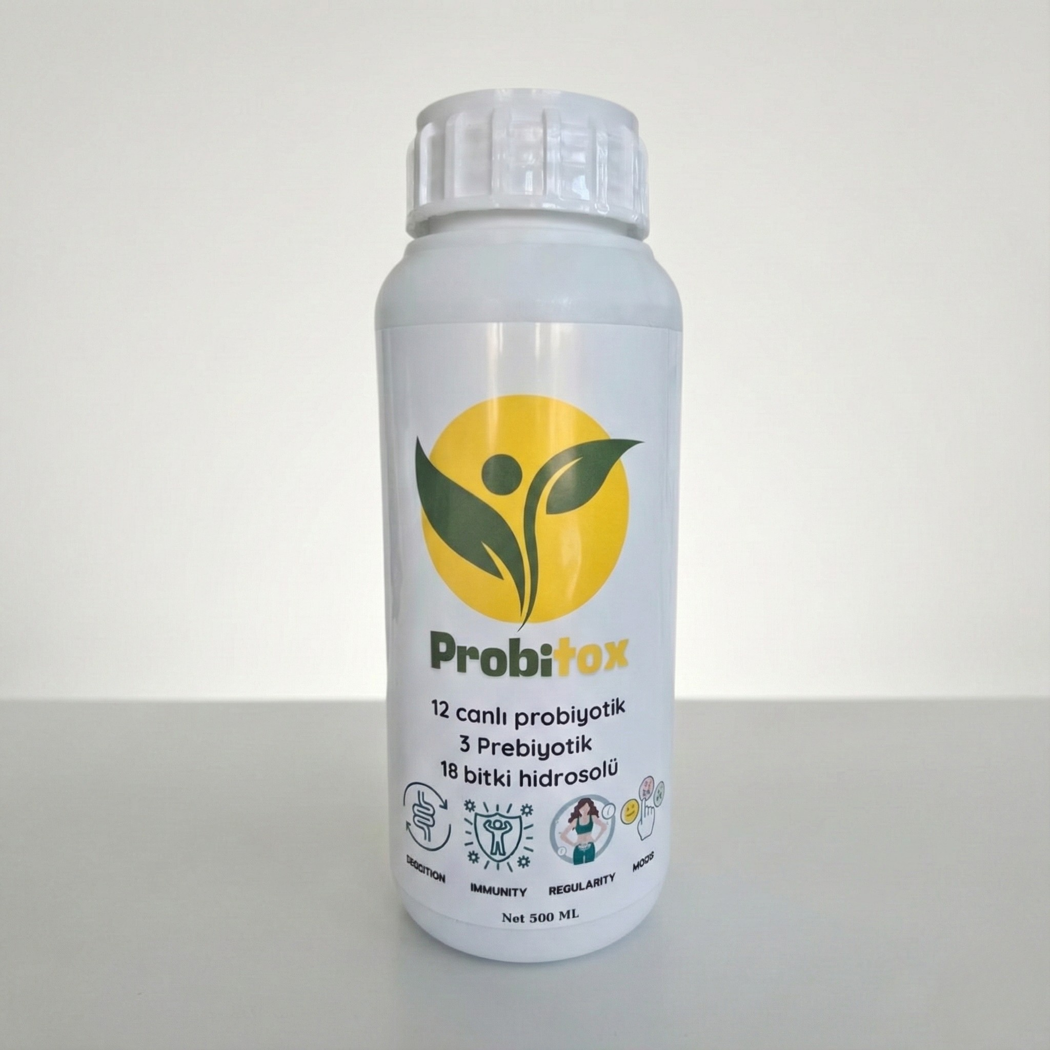 Probitox Probiyotik İçecek 500 ml Canlı Kültürlü Prebiyotik Bitkisel Konsantre Sıvı
