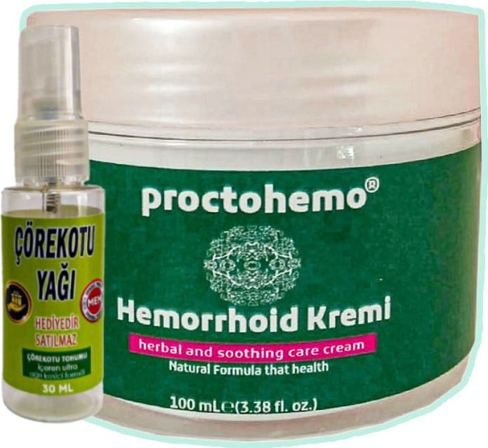 Proctohemo 100 ml Analbakım Kremi + Çörek Otu Yağı Yağı 30 ml