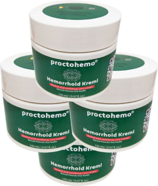 Proctohemo 150 ml Büyük Boy Analbakım Cream Kişisel Kremi 4 Adet