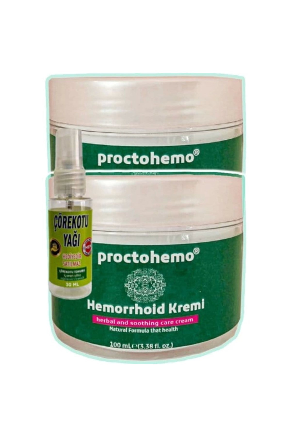 Proctohemo Krem 100 ml x 2 adet + Çörek Otu Yağı 30 ml