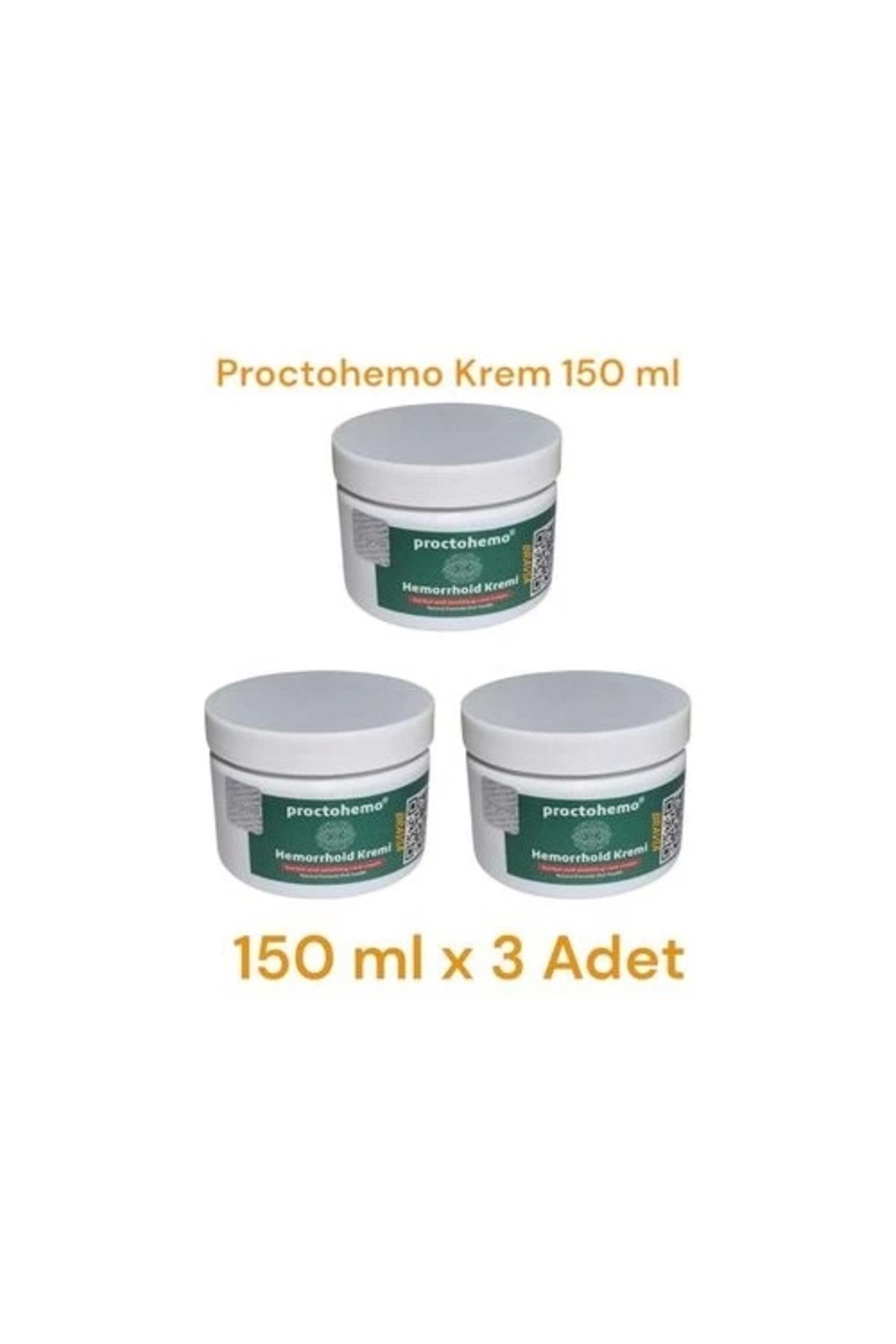 Proctohemo Rahatlatıcı Krem 150 ml x 3 Adet