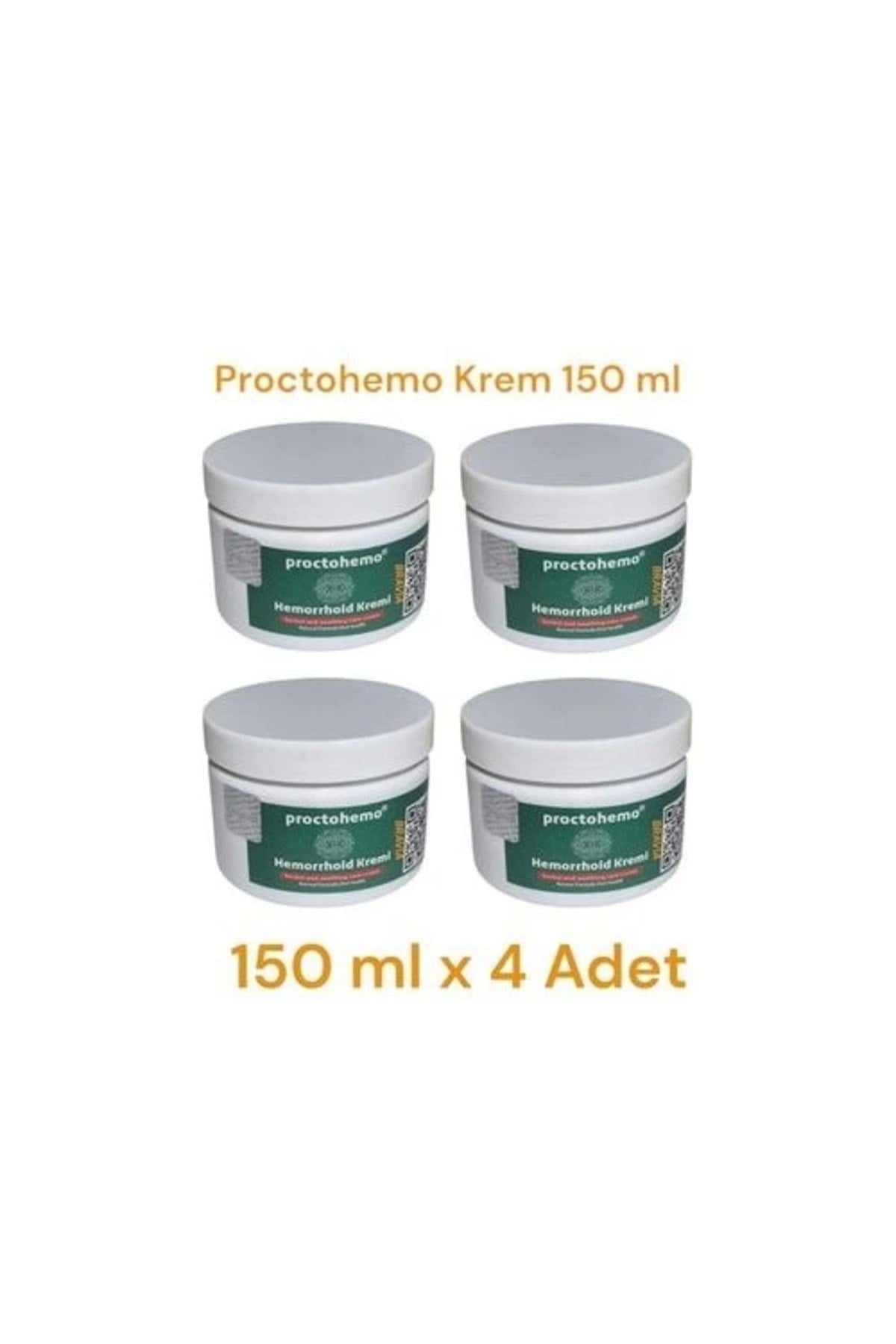 Proctohemo Rahatlatıcı Krem 150 ml x 4 Adet