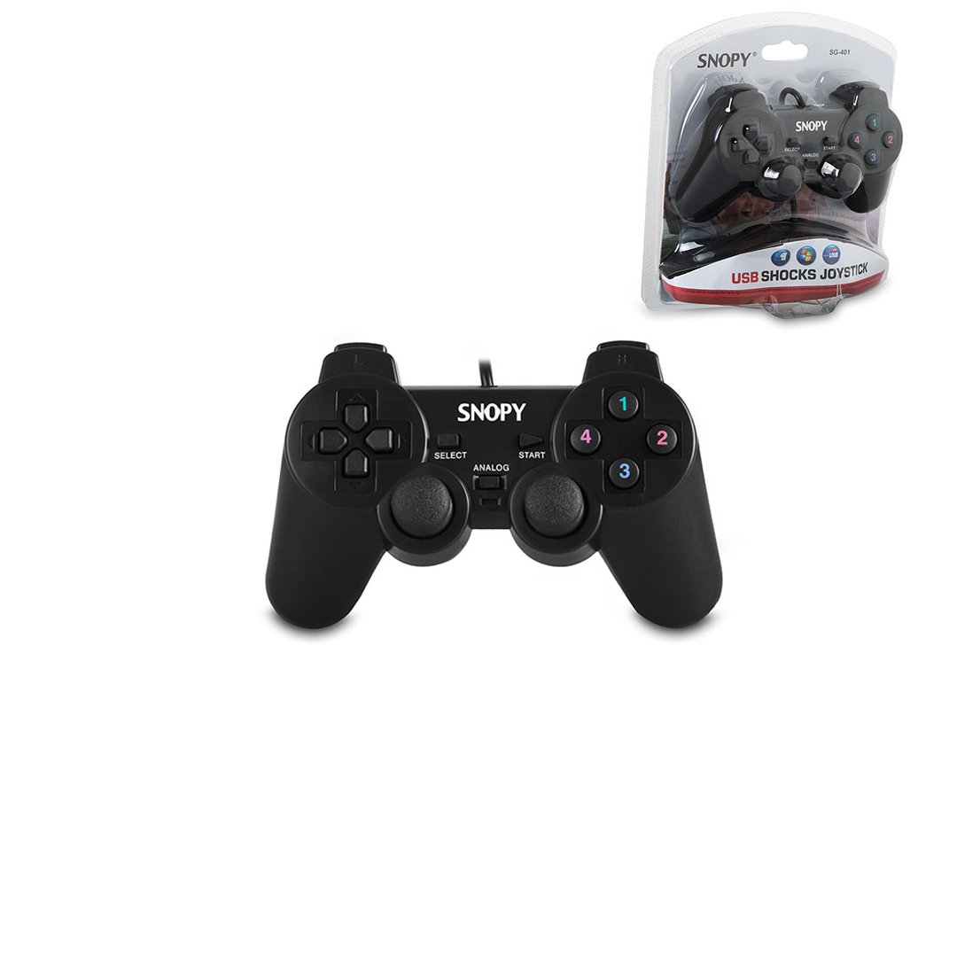 PS3 Kablolu Titreşimli Analog Oyun Kolu (USB, 15 Tuş)