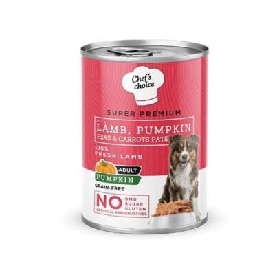 Pumpkin Pate Kuzulu Balkabaklı Tahılsız Yetişkin Köpek Konservesi 400 Gr