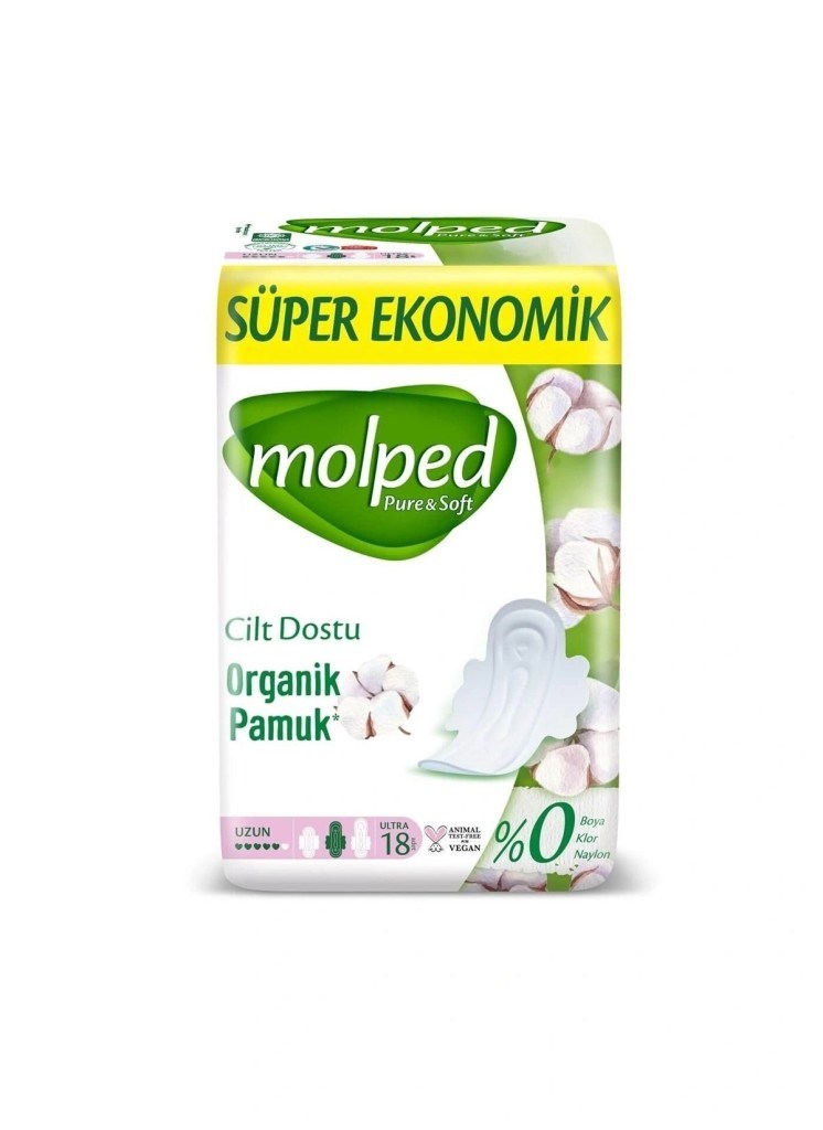Pure&Soft Ped Uzun Süper Eko 18 Adet
