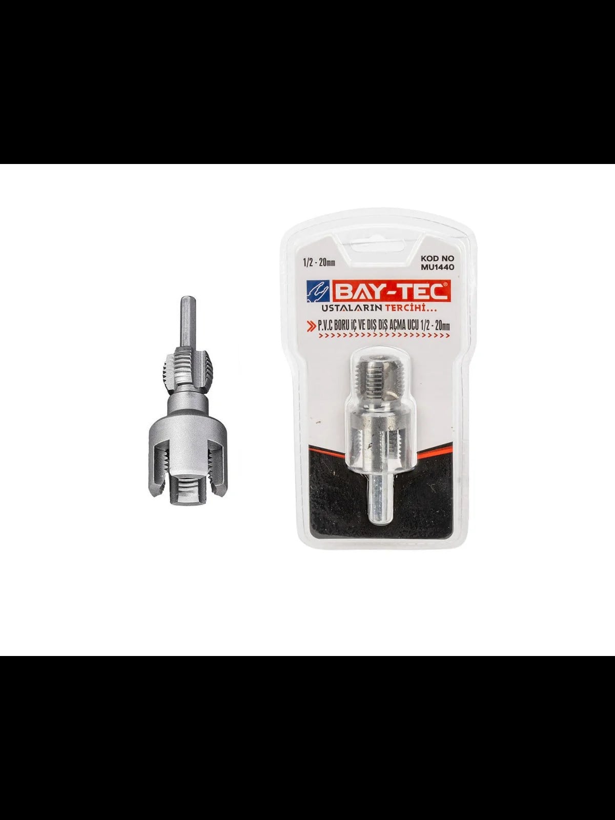 PVC Boru İç ve Dış Diş Açma Ucu 1/2 20mm MU1440