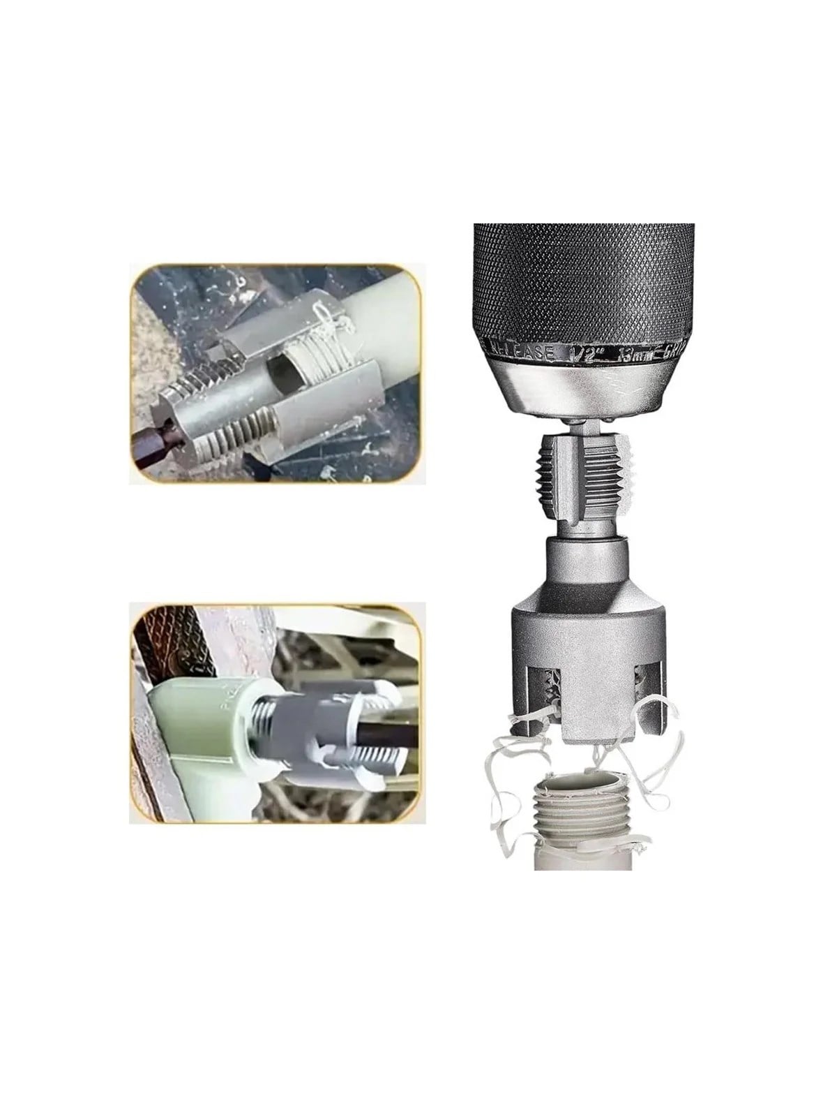 PVC Boru İç ve Dış Diş Açma Ucu 3/4 20mm MU1442