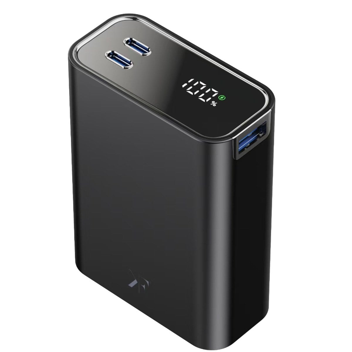 PW501 20.000 mAh Dijital Göstergeli 2 Adet 45W Type-C ve 22.5W USB Çıkışlı Şarj PD Hızlı Şarj Powerbank - Siyah