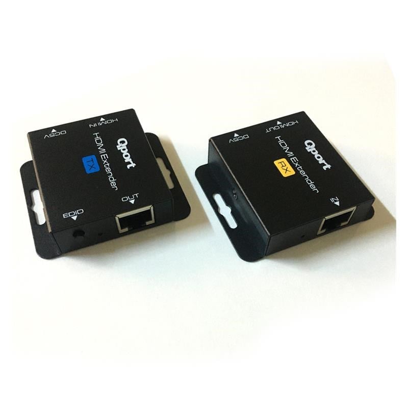 Q-HEX2 HDMI EXTENDER CAT6 60M 2 Lİ PAKET (ADAPTÖR DAHİL)