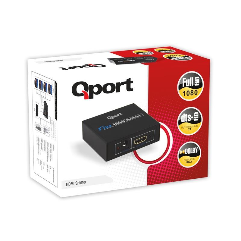 Q-SPL4 FULL HD 1 GİRİŞ 4ÇIKIŞLI HDMI SPLITTER (SİNYAL ÇOĞALTICI)