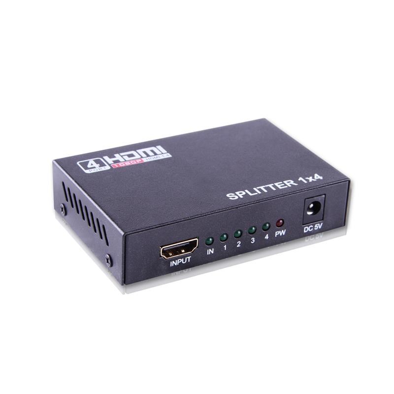 Q-SPL4 FULL HD 1 GİRİŞ 4ÇIKIŞLI HDMI SPLITTER (SİNYAL ÇOĞALTICI)