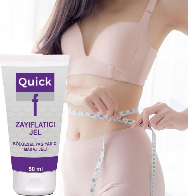Quickf Gel 50 ml Hafifliğinizin ve Inceltilmiş Silüetinizin Yeni Sırrı Hızlı Jel