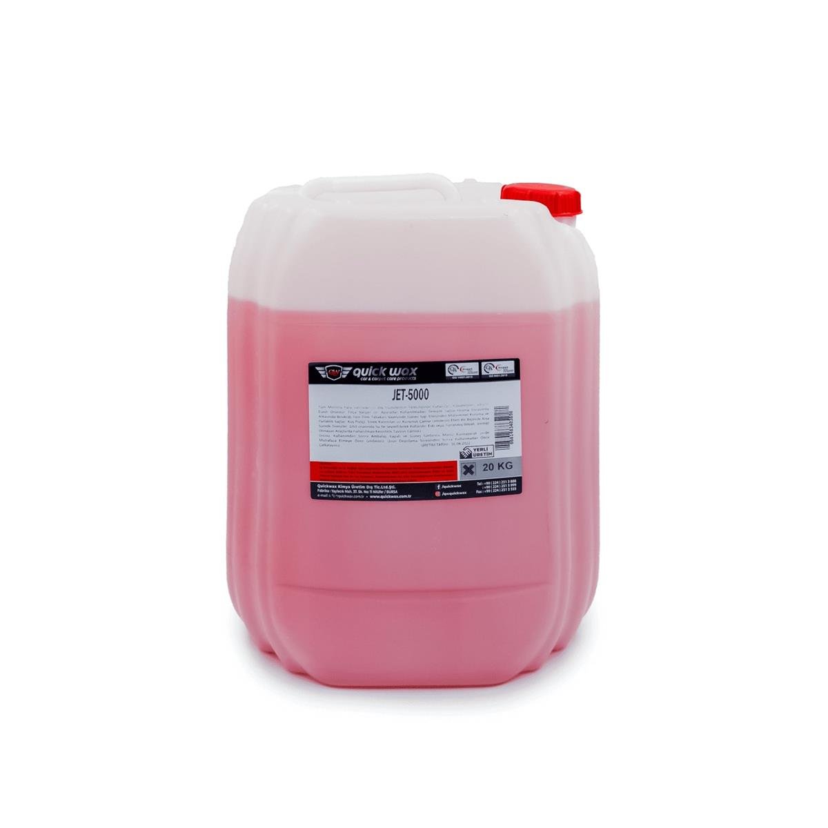 QW Jet-5000 Araç Dış Yıkama Şampuanı 20 Kg Quick Wax