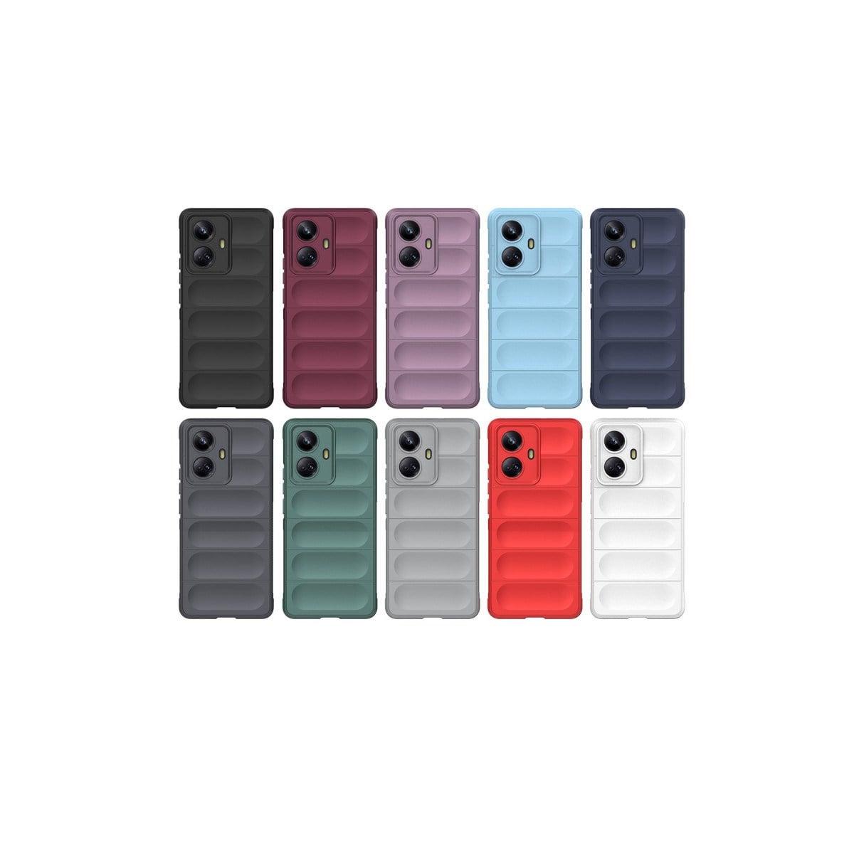 Realme 10 Pro 5G Kılıf Optimum Silikon - Kırmızı