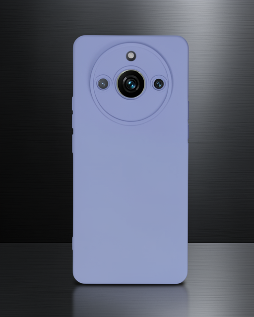 Realme 11 Pro Kılıf Nano İçi Kadife Silikon - Lila