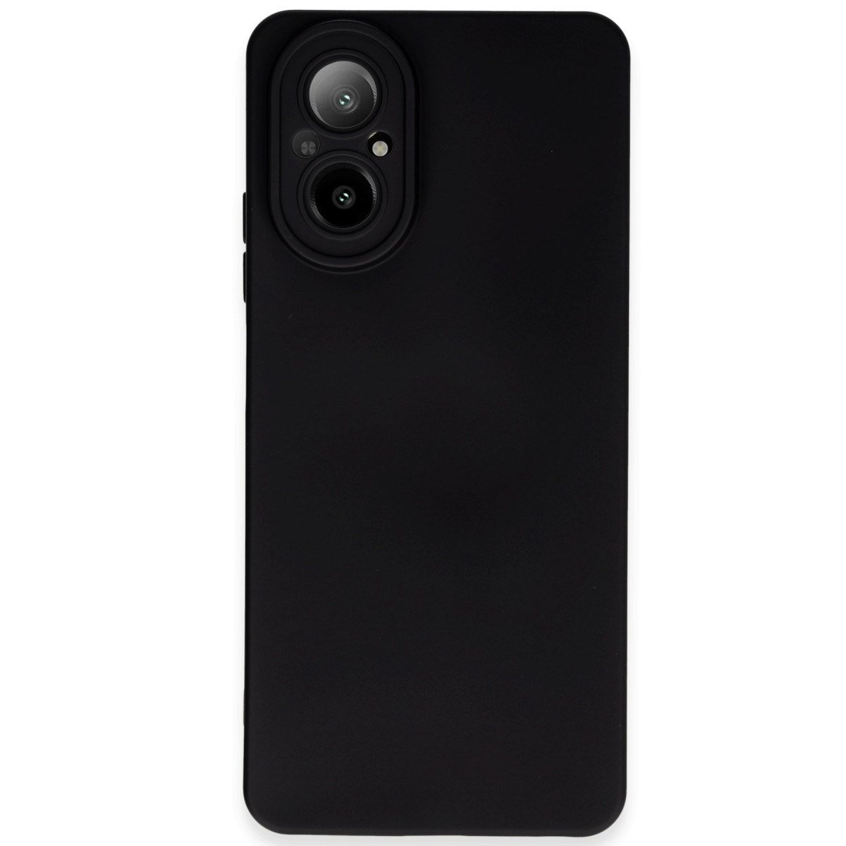 Realme 12 Lite Kılıf Nano içi Kadife Silikon - Siyah