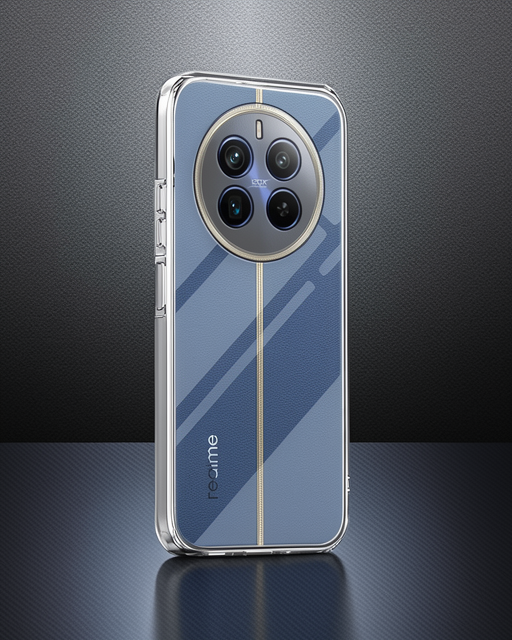 Realme 12 Pro Plus Kılıf Lüx Şeffaf Silikon
