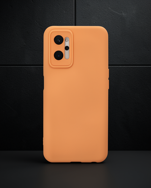 Realme 9i 4g Kılıf Nano İçi Kadife Silikon - Turuncu