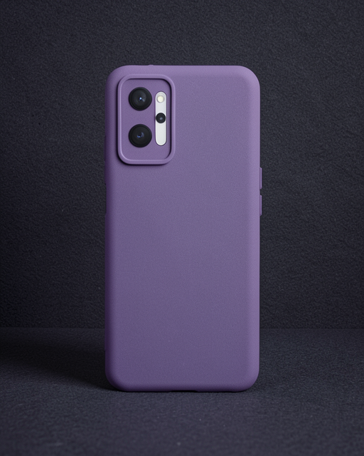 Realme 9i 4g Kılıf Nano İçi Kadife Silikon - Mor
