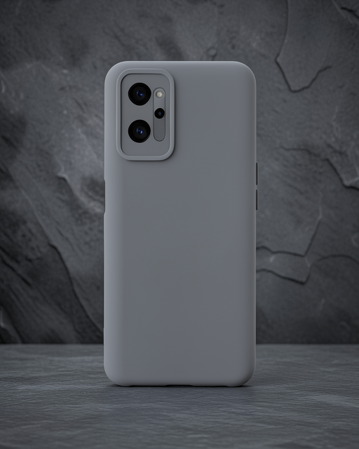 Realme 9i 4g Kılıf Nano İçi Kadife Silikon - Gri