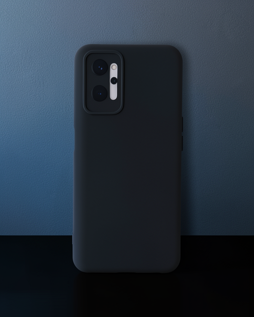 Realme 9i 4g Kılıf Nano İçi Kadife Silikon - Siyah