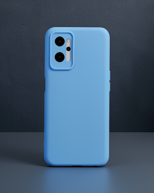 Realme 9i 4g Kılıf Nano İçi Kadife Silikon - Mavi
