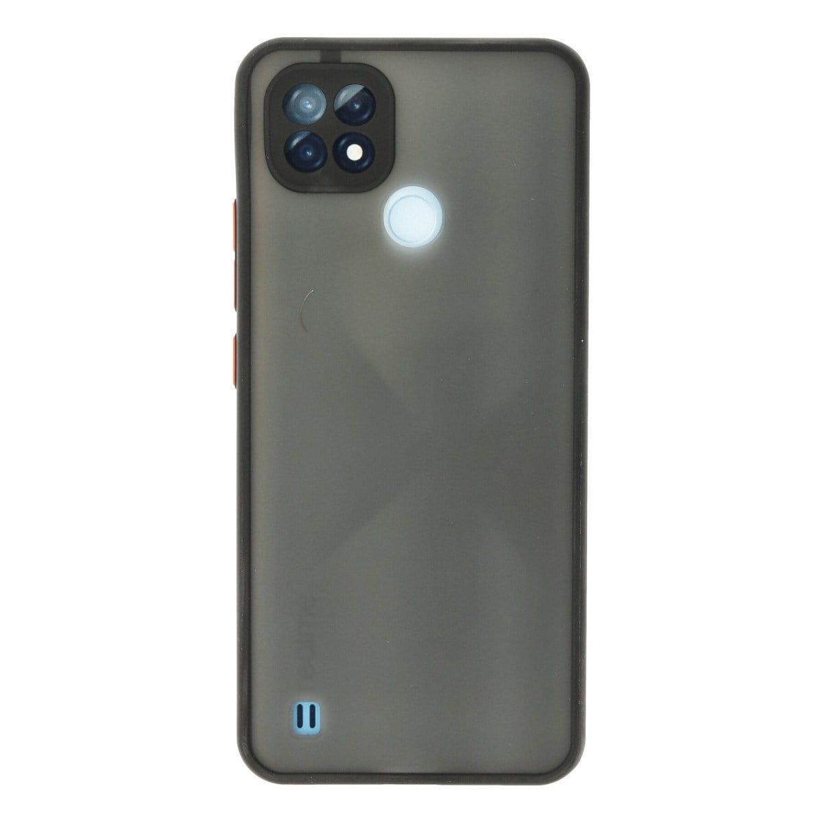 Realme C21 Kılıf Montreal Silikon Kapak - Siyah