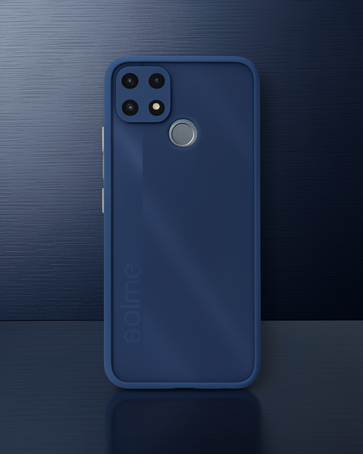 Realme C25 Kılıf Montreal Silikon Kapak - Lacivert