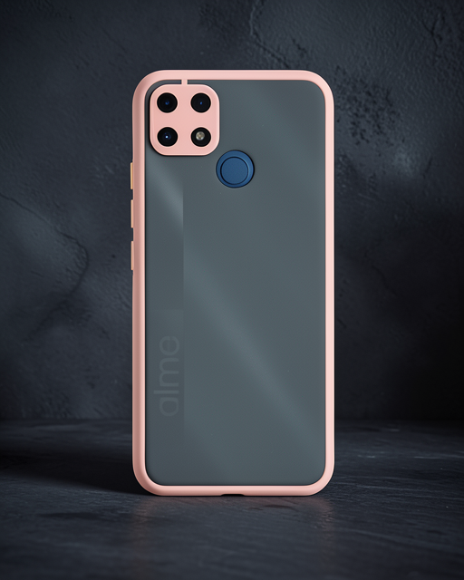 Realme C25 Kılıf Montreal Silikon Kapak - Pembe