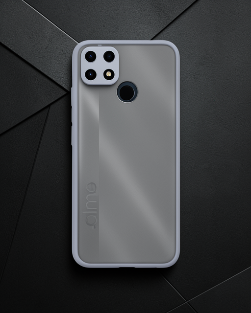 Realme C25 Kılıf Montreal Silikon Kapak - Gri