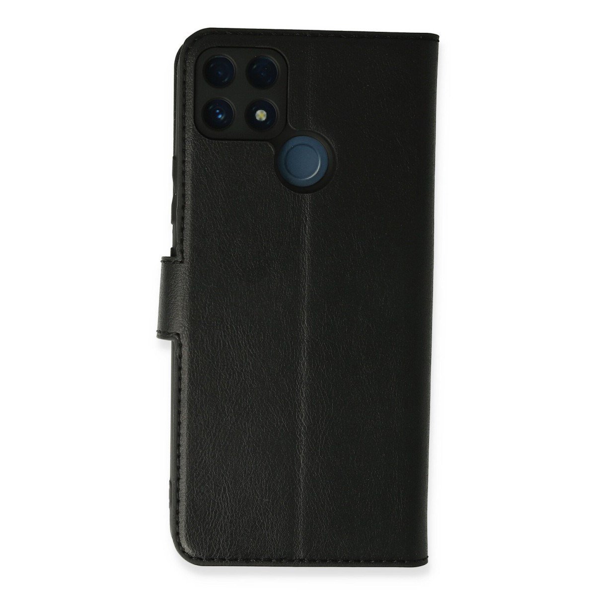 Realme C25 Kılıf Trend S Plus Kapaklı Kılıf - Siyah