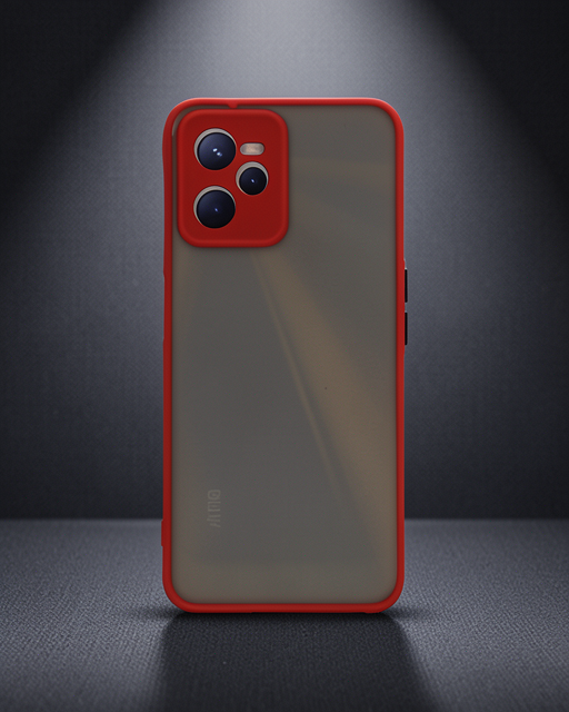 Realme C35 Kılıf Montreal Silikon Kapak - Kırmızı