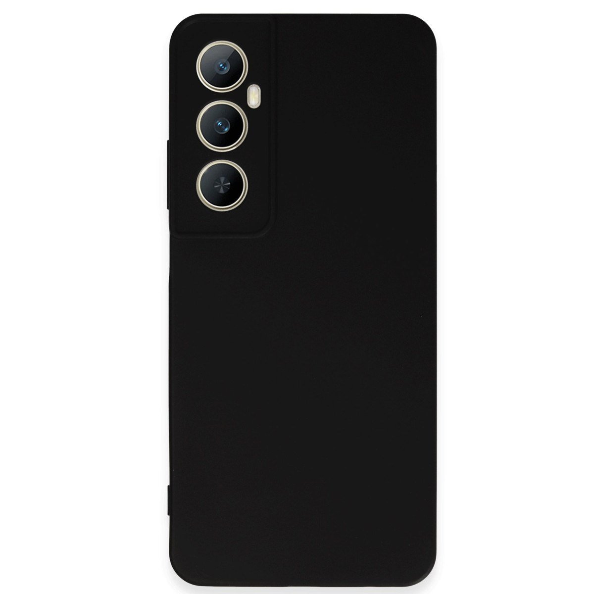 Realme C65 Kılıf First Silikon - Siyah