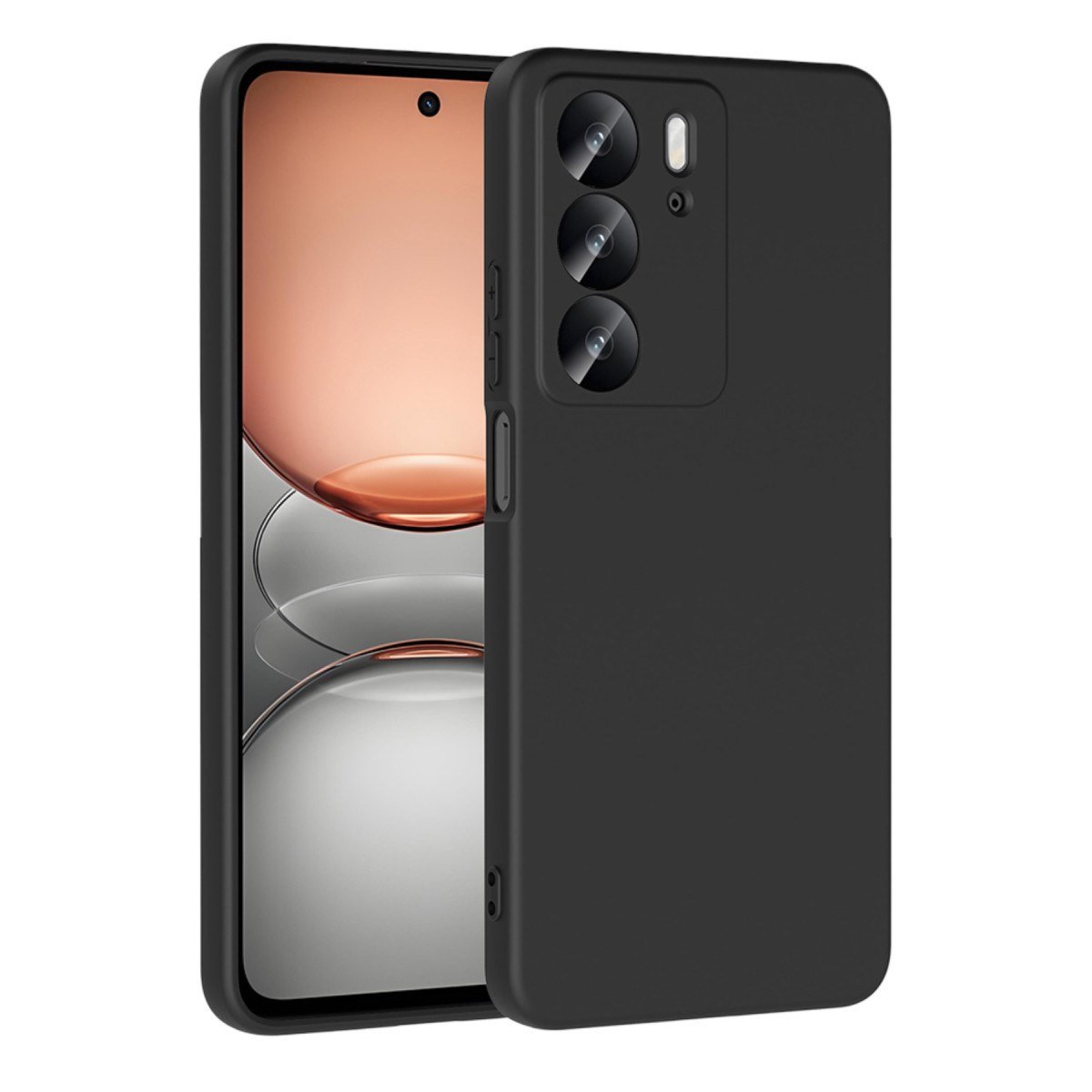 Realme C75 4G First Silikon - Siyah