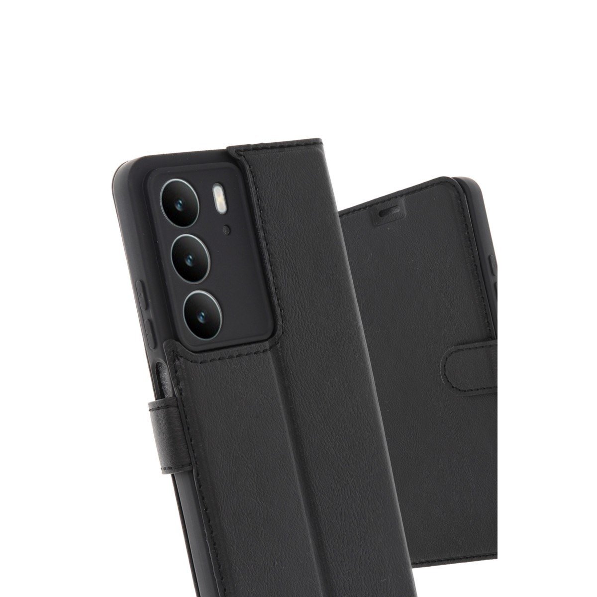 Realme C75 4G Trend S Plus Kapaklı Kılıf - Siyah