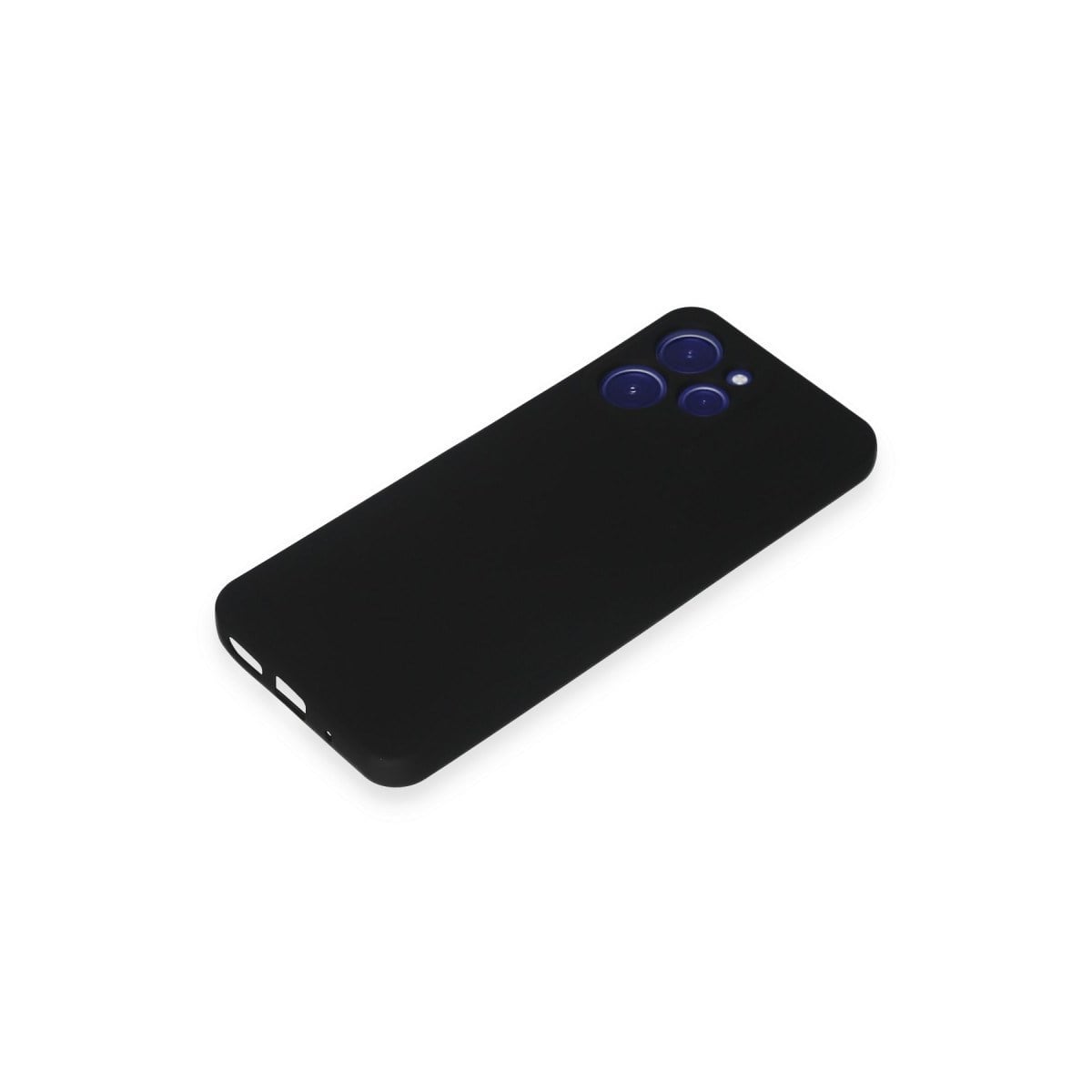 Redmi 12 Kılıf Nano içi Kadife Silikon - Siyah